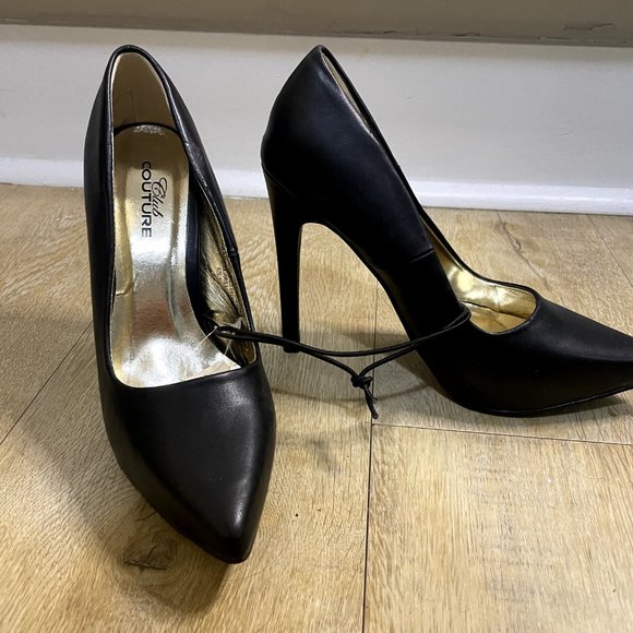 Classic Black Heels (Matte) - Picture 4 of 4